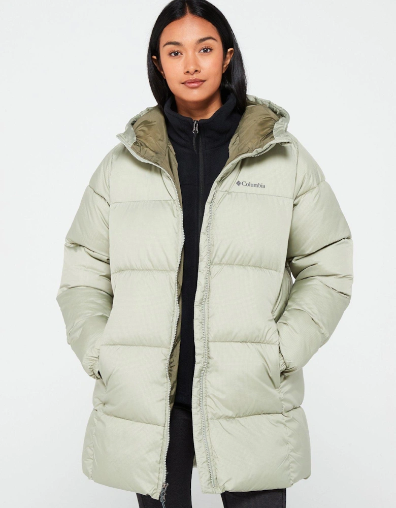 Women's Puffect II Mid Hooded Jacket - Green