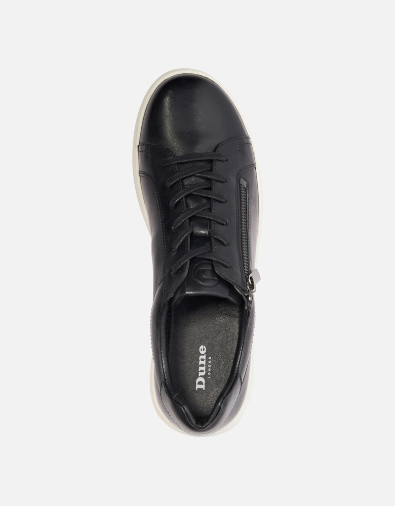 Mens Tribute - Zip Detail Cup Sole Trainers