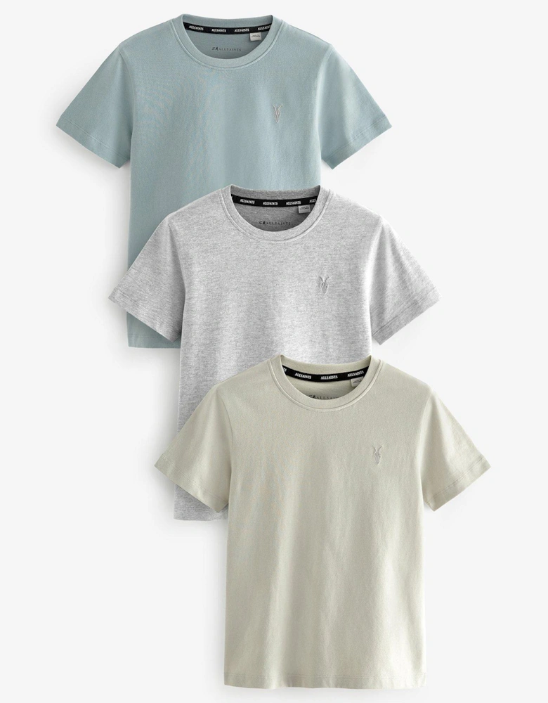 3 Pack Tees - Multi - Green