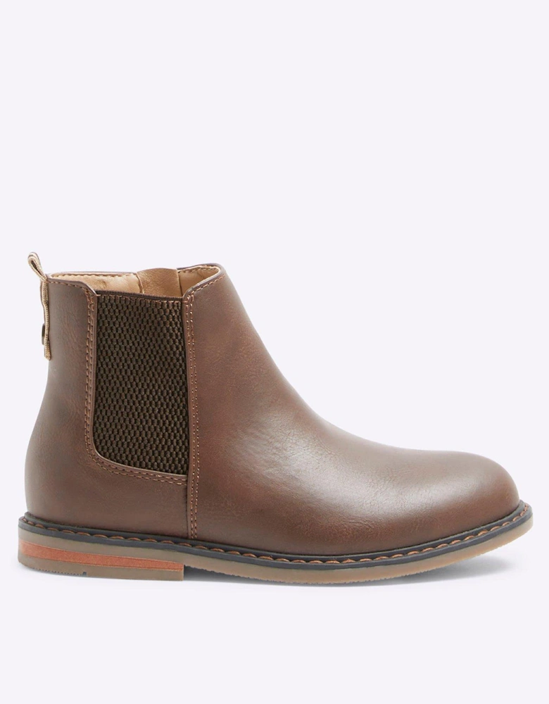 Boys Chelsea Boot - Brown