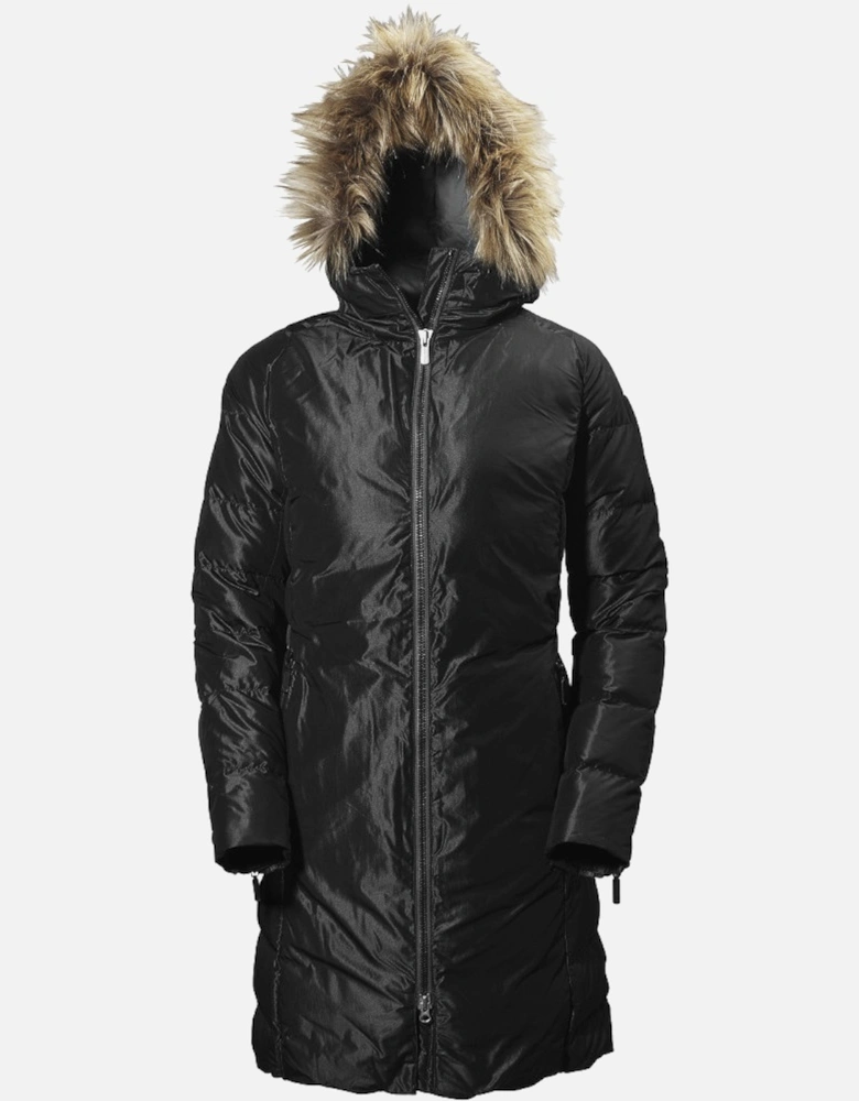 Womens Ladies Ylva Natural Feather Down Parka Jacket