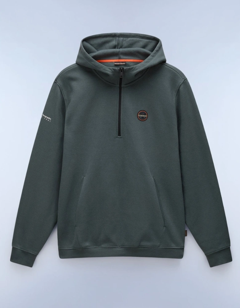 B-Badge Mens Half Zip Hoodie