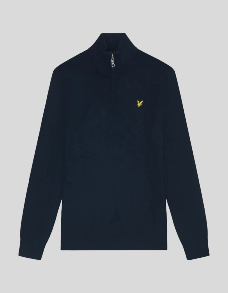 Cotton Merino 1/4 Zip Jumper