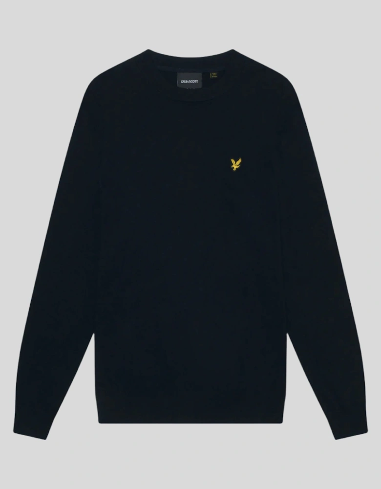 Cotton Merino Crew Neck Jumper