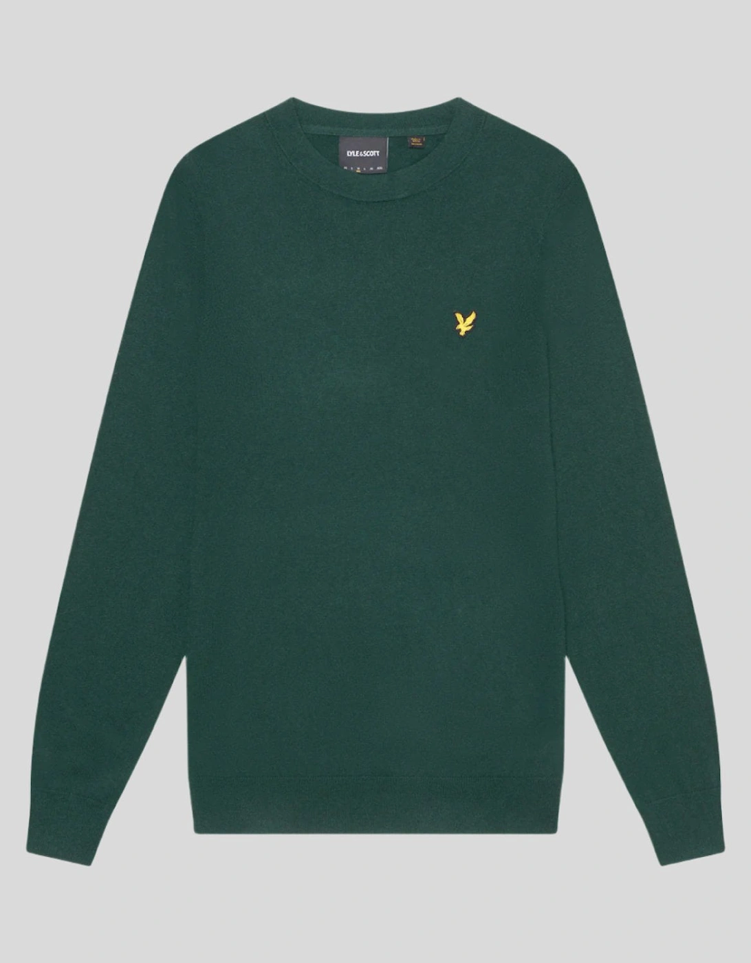 Cotton Merino Crew Neck Jumper