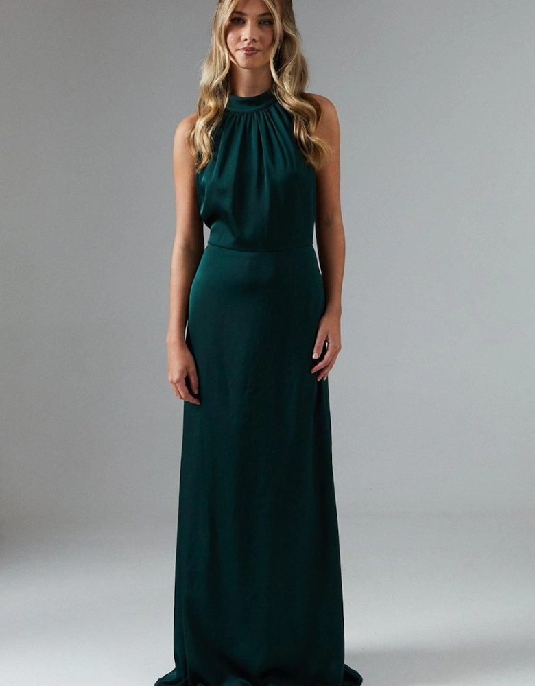 Teen Halterneck Bridesmaid Dress