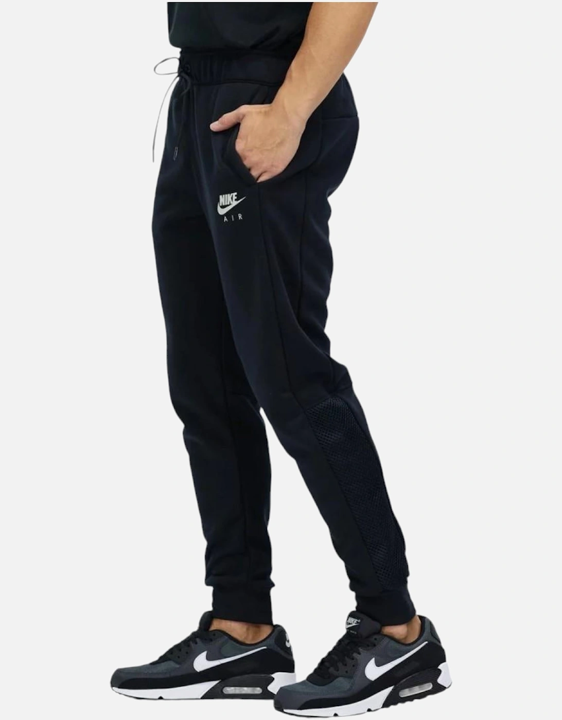 Mens Jogger Sweat Black Sports Casual Running Trouser Bottom, 6 of 5