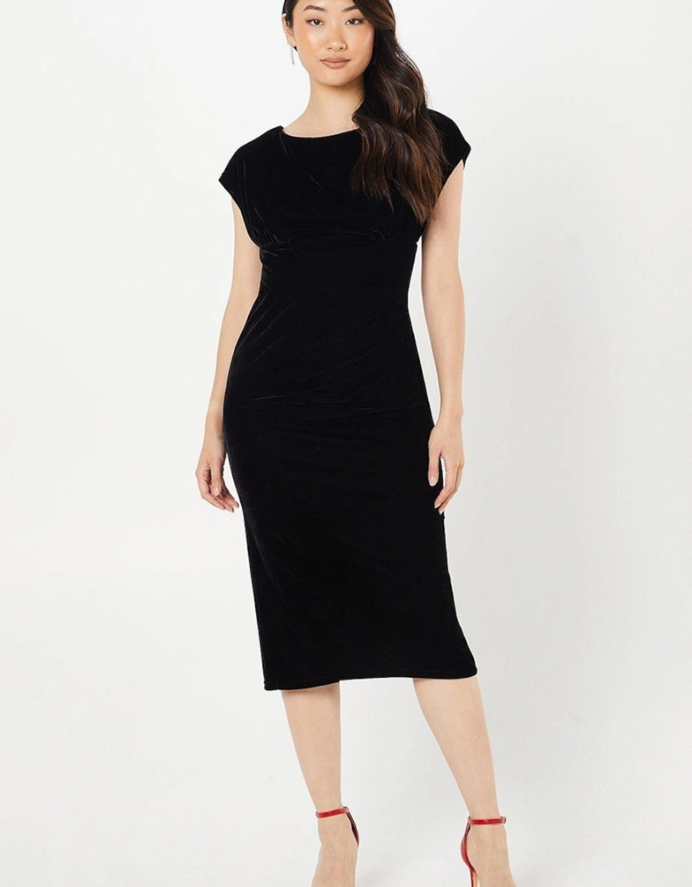 Party Velvet Pencil Dress