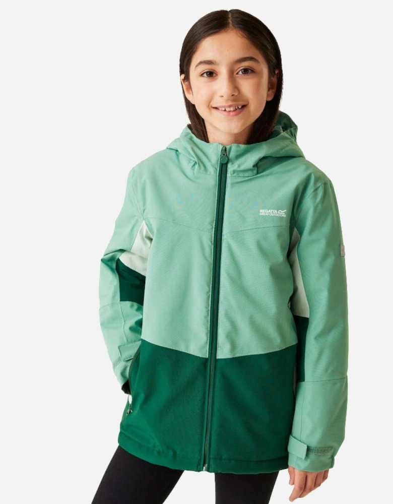 Girls Highton V Full Zip Padded Waterproof Jacket