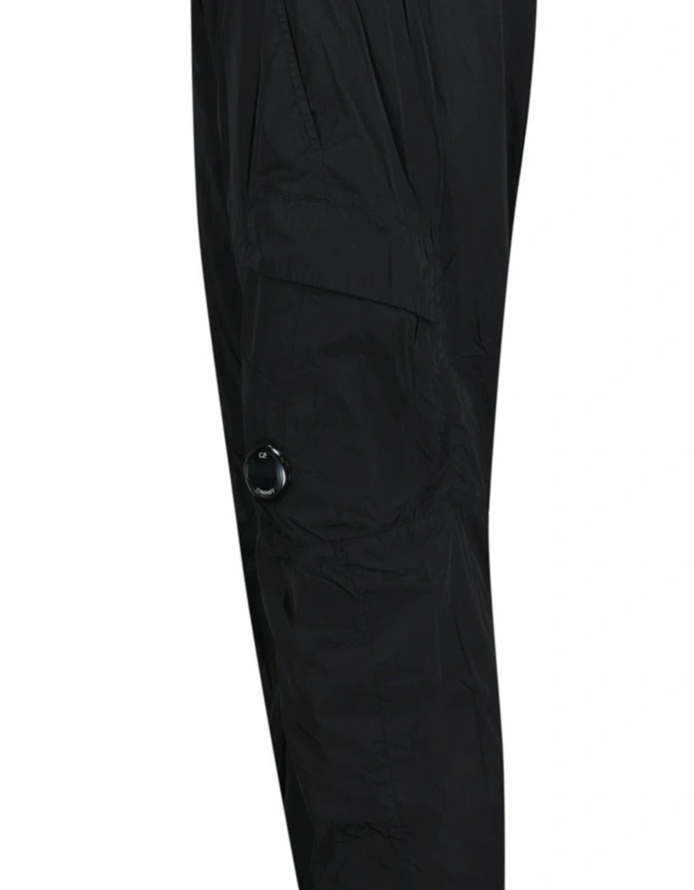 Nylon Chrome R Cargo Pants Black