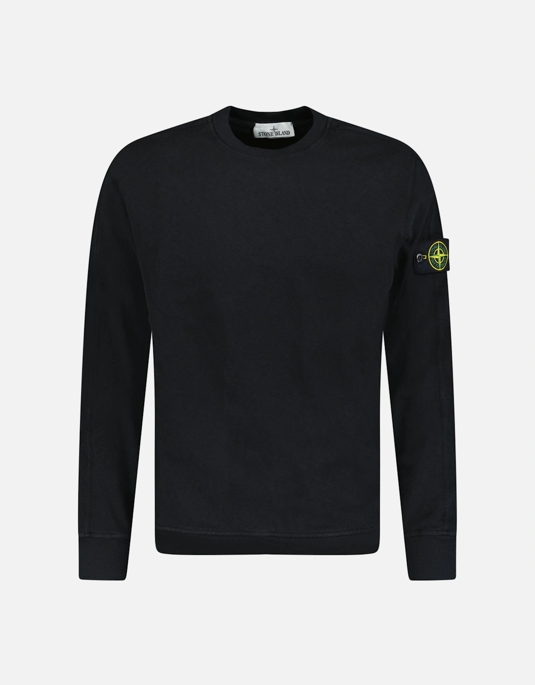 Men's Stone Island Cotton Sweatshirt Black - Size: 44