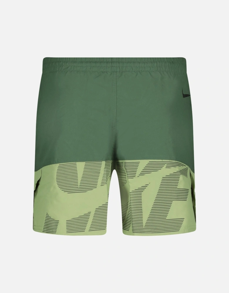 Panelled Swim Shorts Green