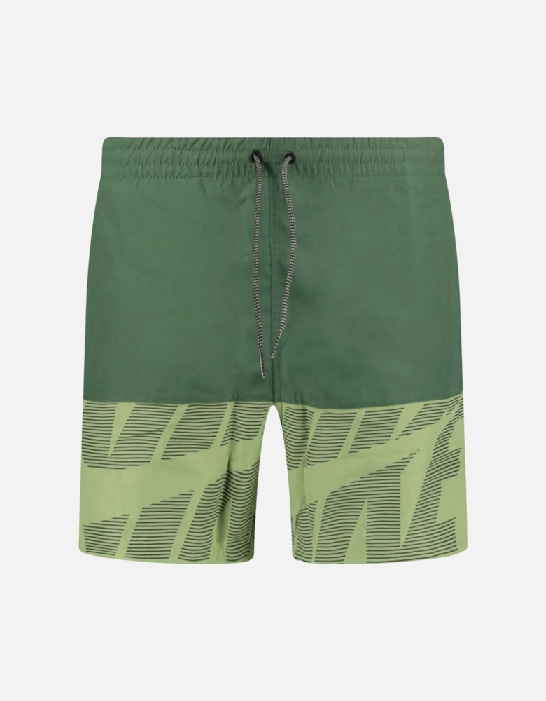 Panelled Swim Shorts Green