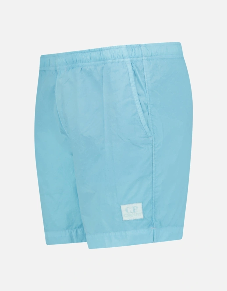 Chrome-R Patch Logo Swim Shorts Baby Blue