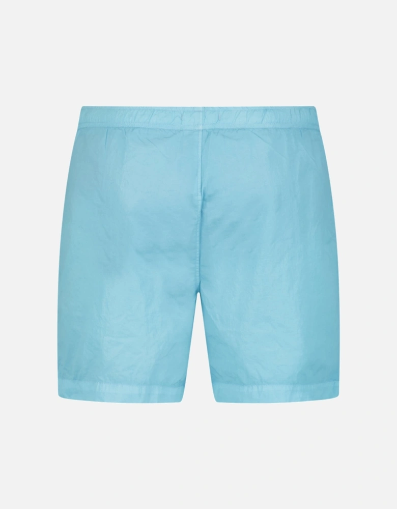 Chrome-R Patch Logo Swim Shorts Baby Blue