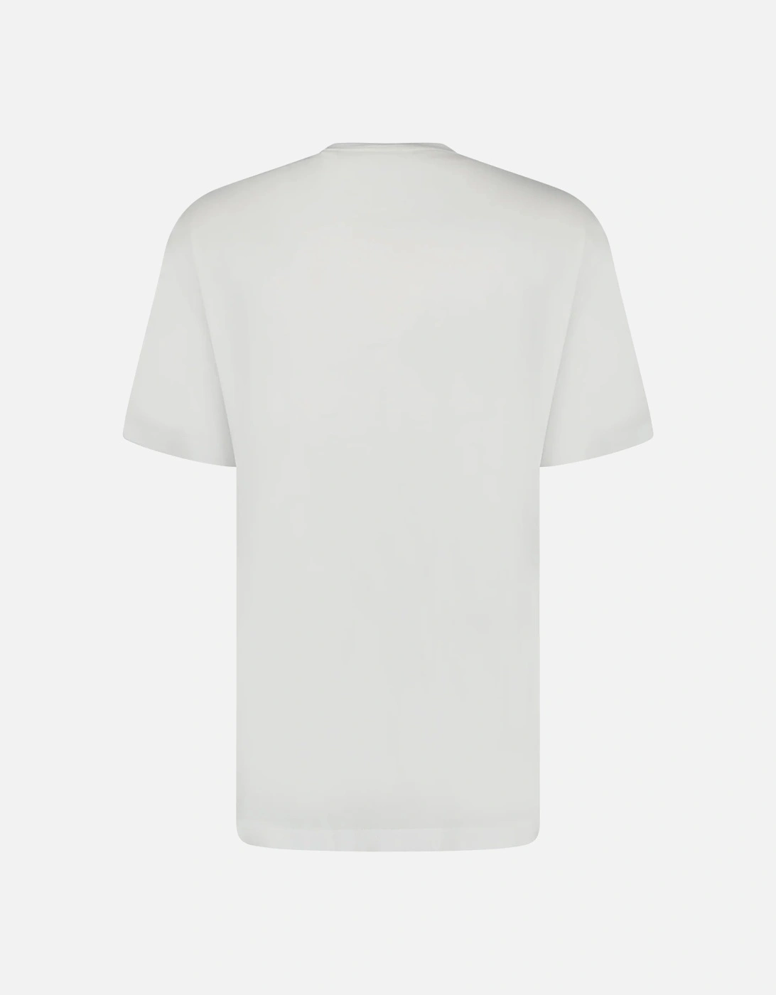 Post Code Print T-Shirt White