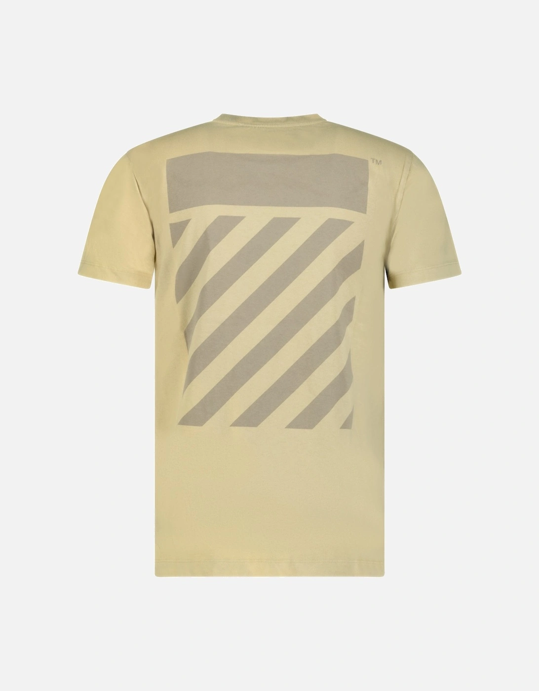 Diagonal Logo T-Shirt Sand, 3 of 2