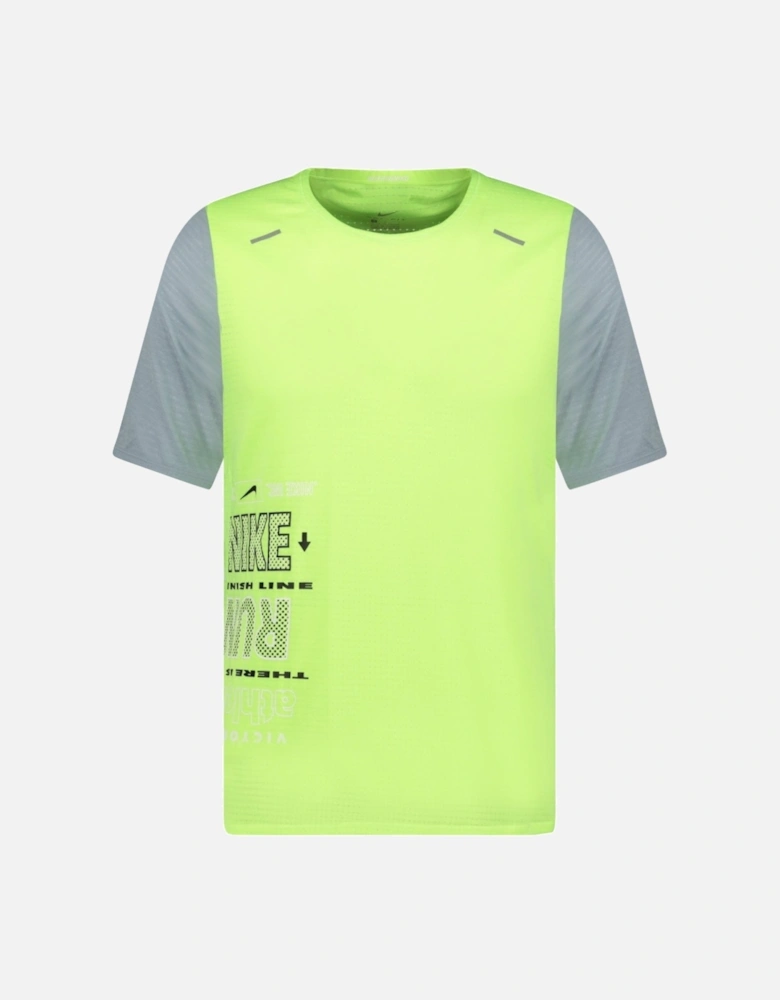 Dri-Fit Breathe T-Shirt Yellow & Grey