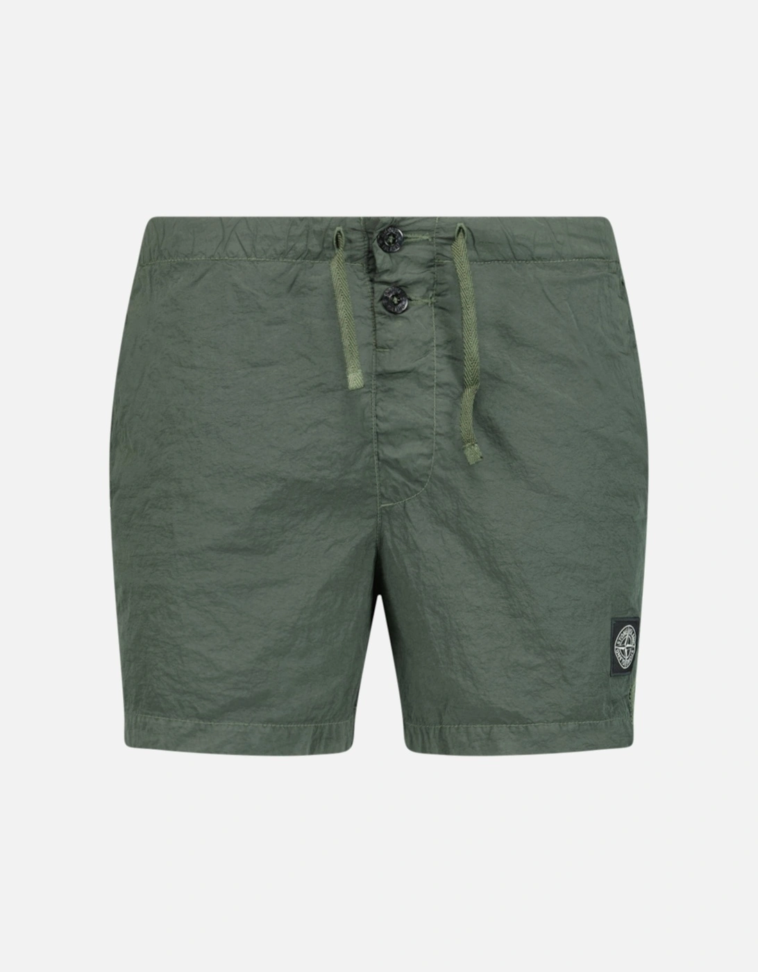 Chrome Swim Shorts With Buttons Khaki, 3 of 2