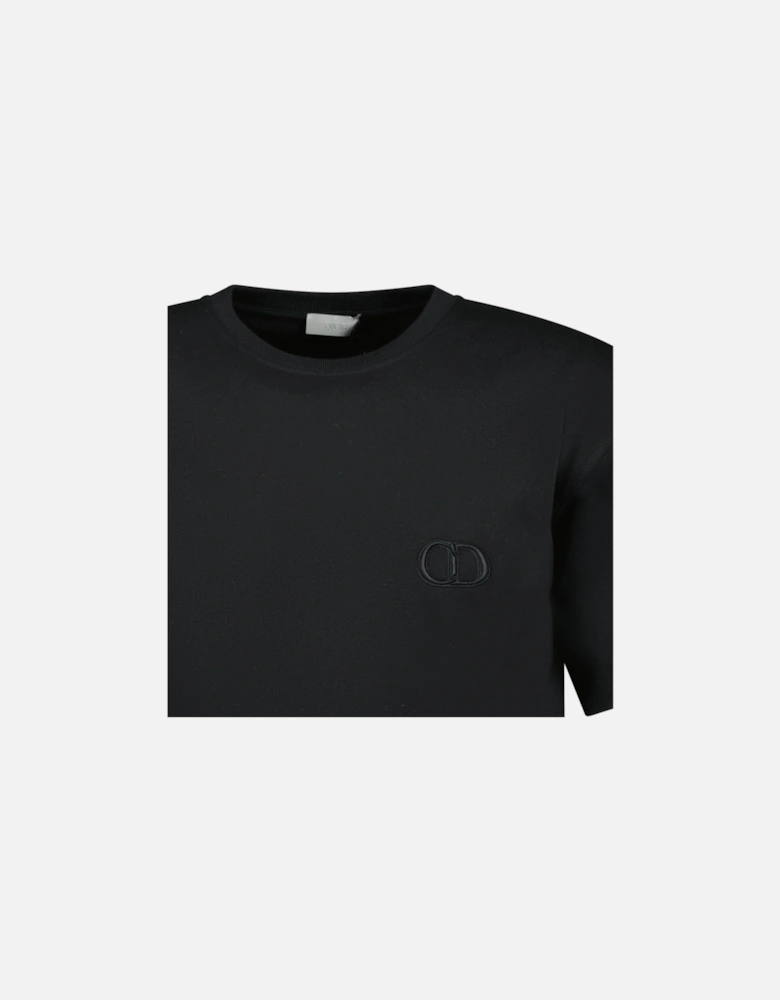 'CD Icon' Logo T-Shirt Black