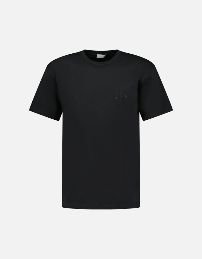 'CD Icon' Logo T-Shirt Black