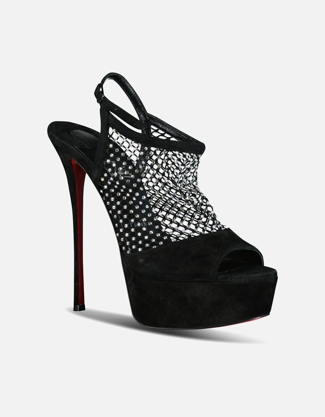 Plougesta Alta Strass Fishnet Heels