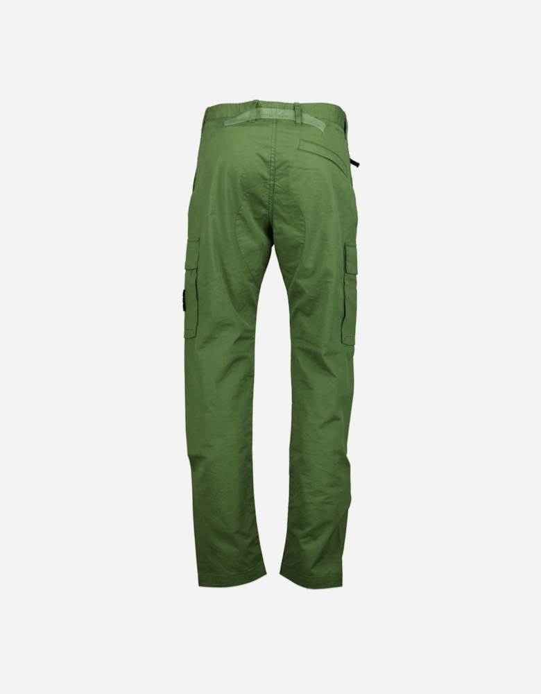 Tapered Logo Cargo Trousers Green