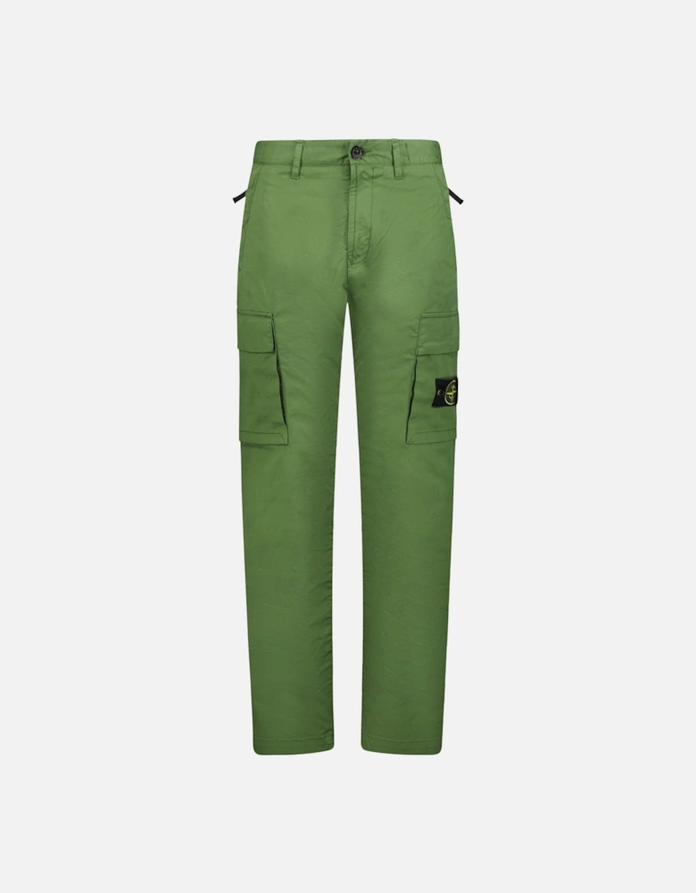 Tapered Logo Cargo Trousers Green