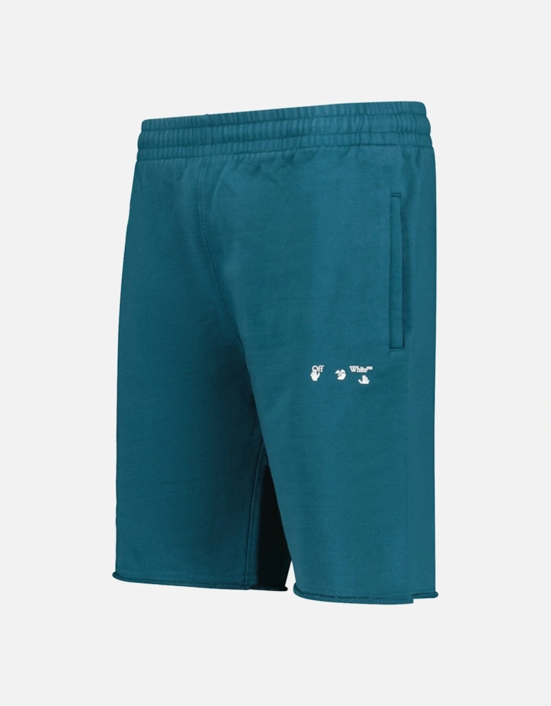 Cotton Sweat Shorts Duck Green