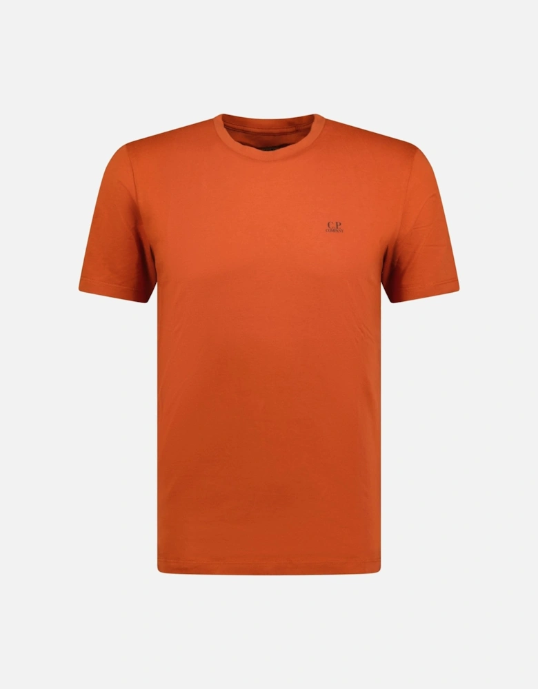 Goggle Print Crew T-Shirt Burnt Orange