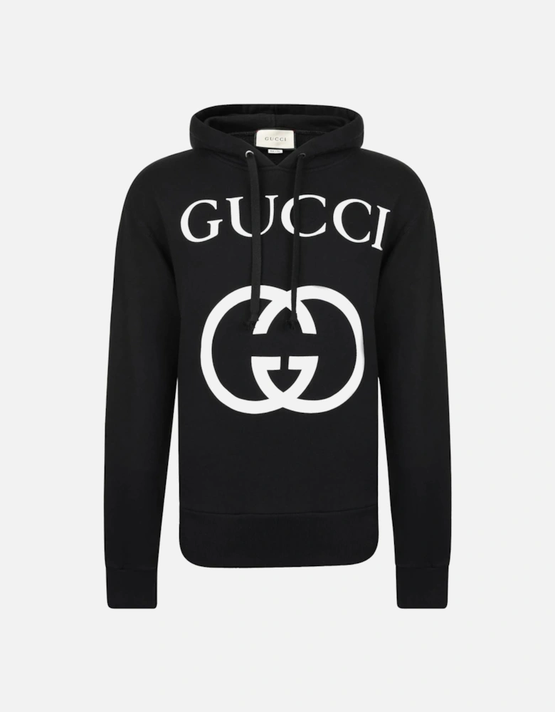 Logo Hoodie Sweatshirt Black