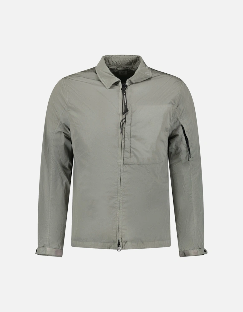 Chrome-R Lens Overshirt Jacket Grey