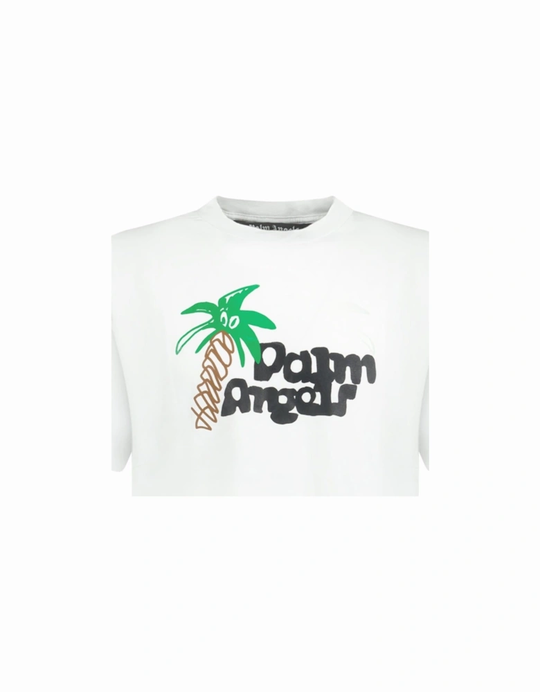 Palm Tree Logo T-Shirt White