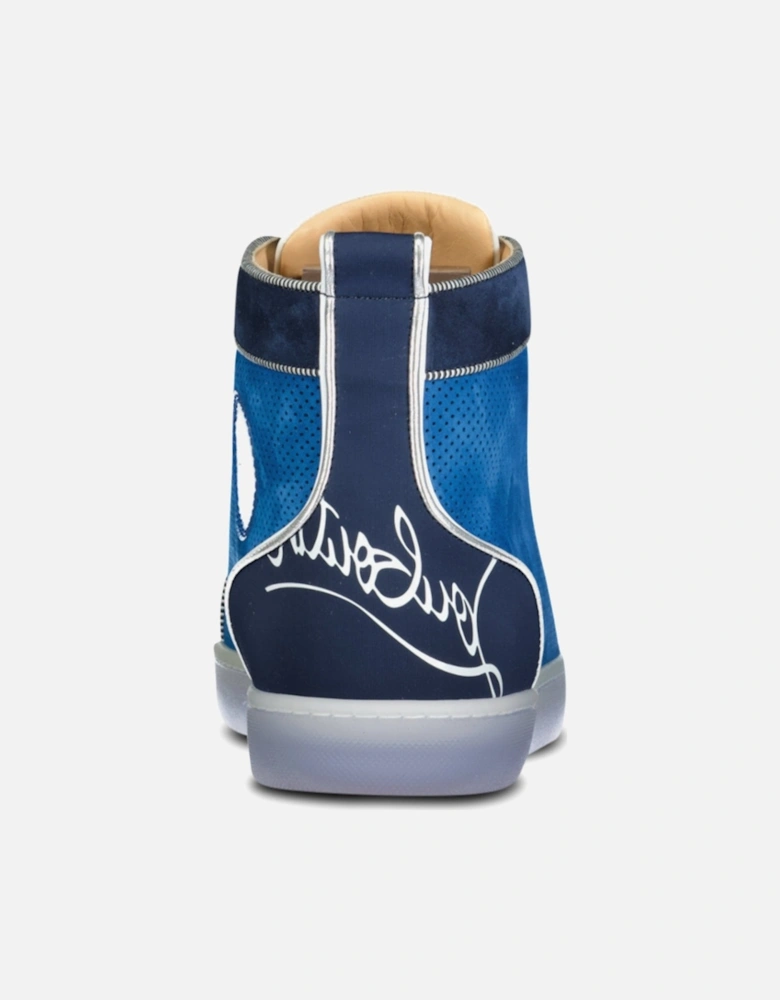 'Fun' High Top Sneakers Navy