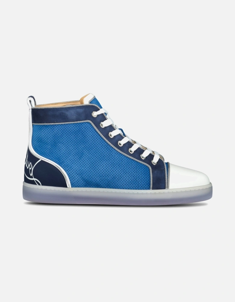 'Fun' High Top Sneakers Navy