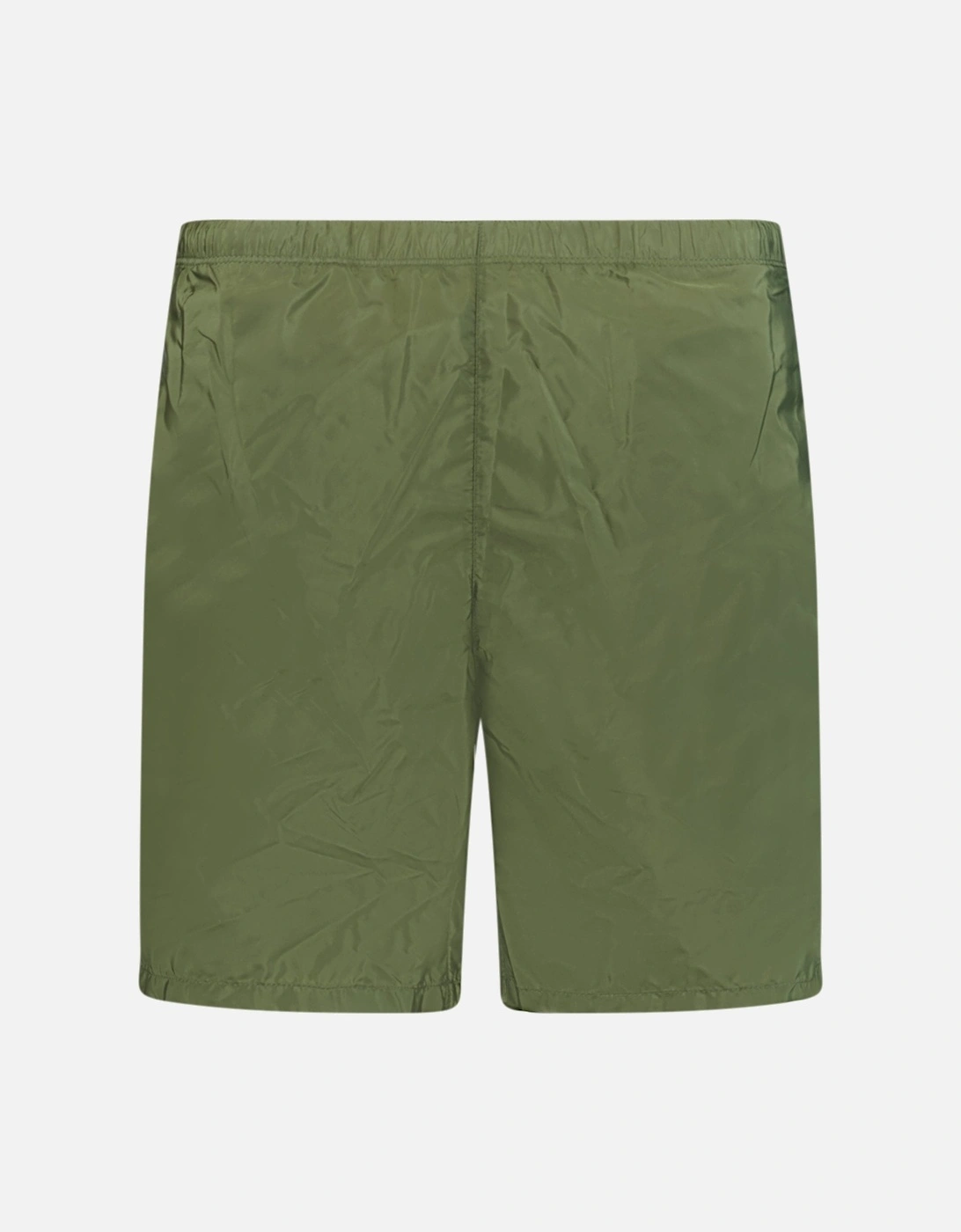 Metal Logo Swim Shorts Khaki