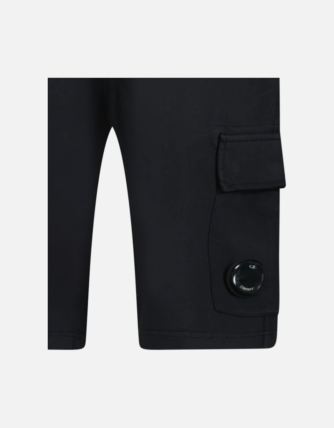 Light Fleece Lens Sweat Shorts Black