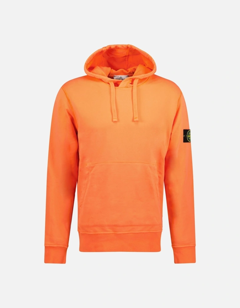 Cotton Hooded Sweatshirt Orange