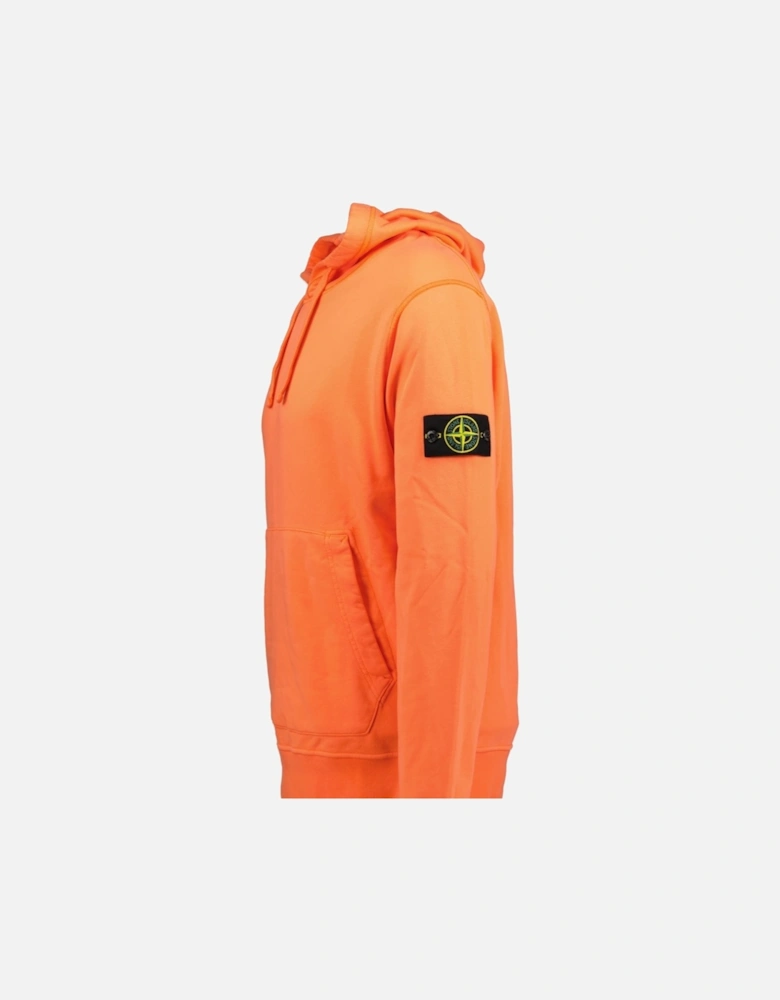 Cotton Hooded Sweatshirt Orange