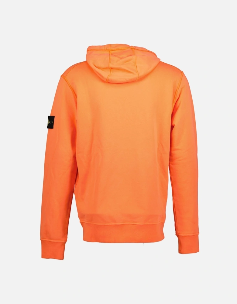 Cotton Hooded Sweatshirt Orange