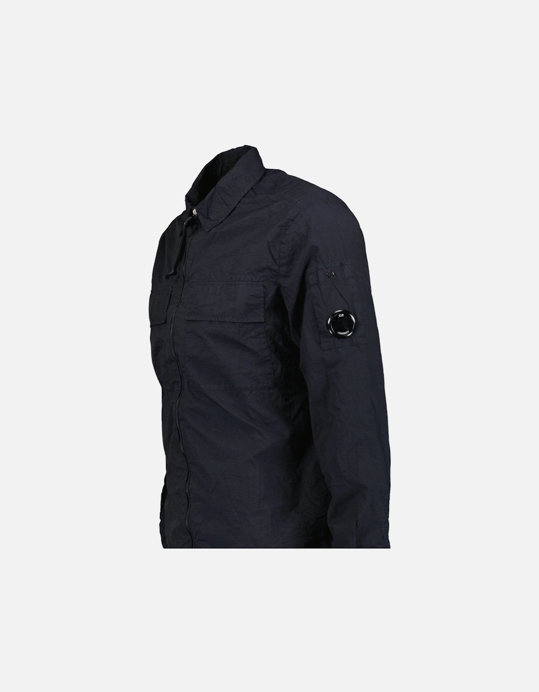 Taylon-L Lens Chrome Zip-Up Jacket Navy