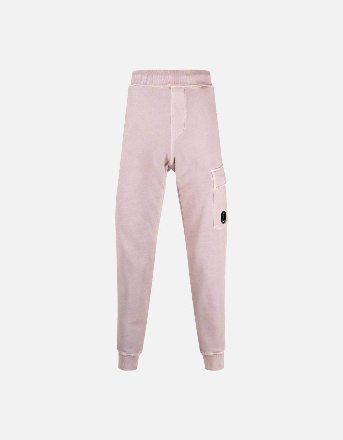 Diagonal Fleece Track Pants Light Peach, 3 of 2