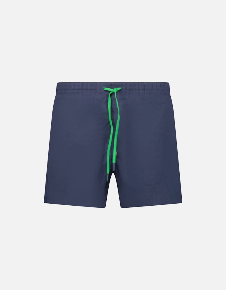 FF Print Nylon Swim Shorts Navy