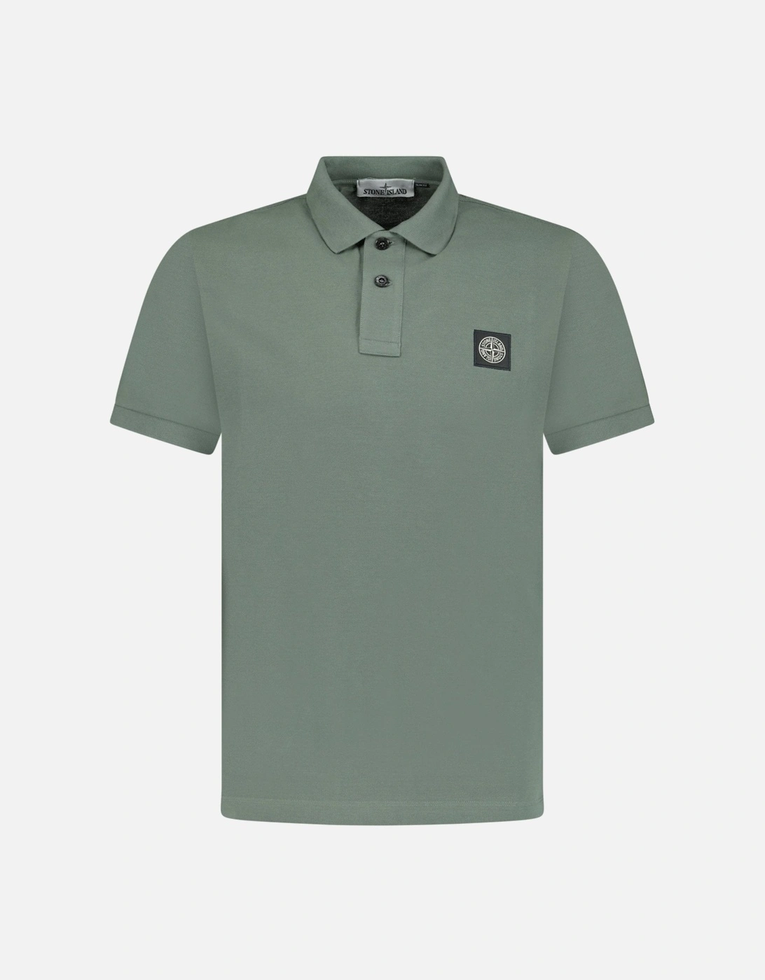 Patch Polo T-Shirt Slim Fit Musk Green, 3 of 2