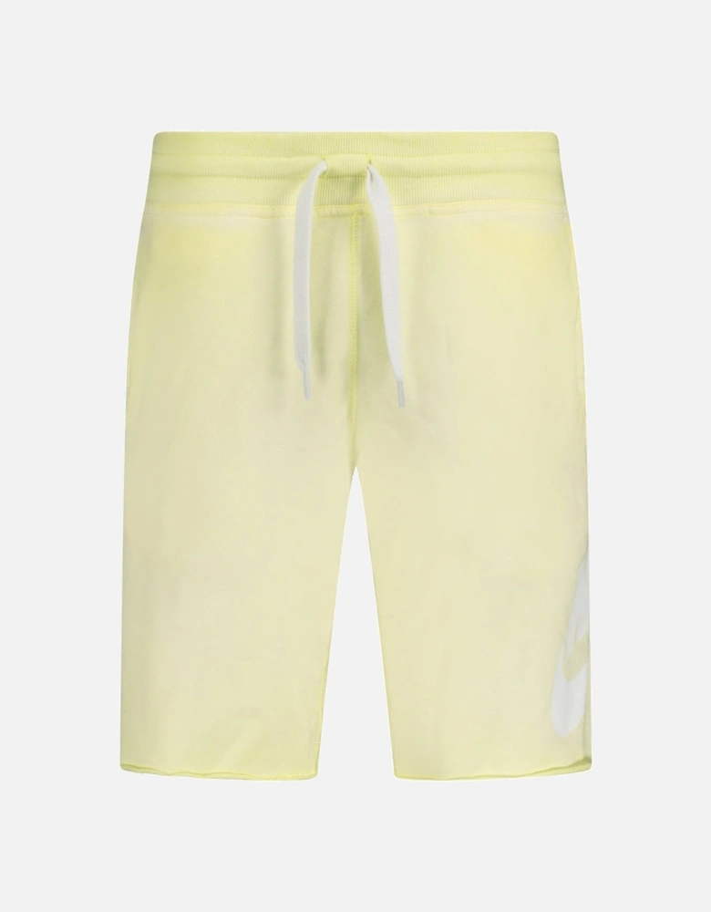 Yellow Cotton Shorts