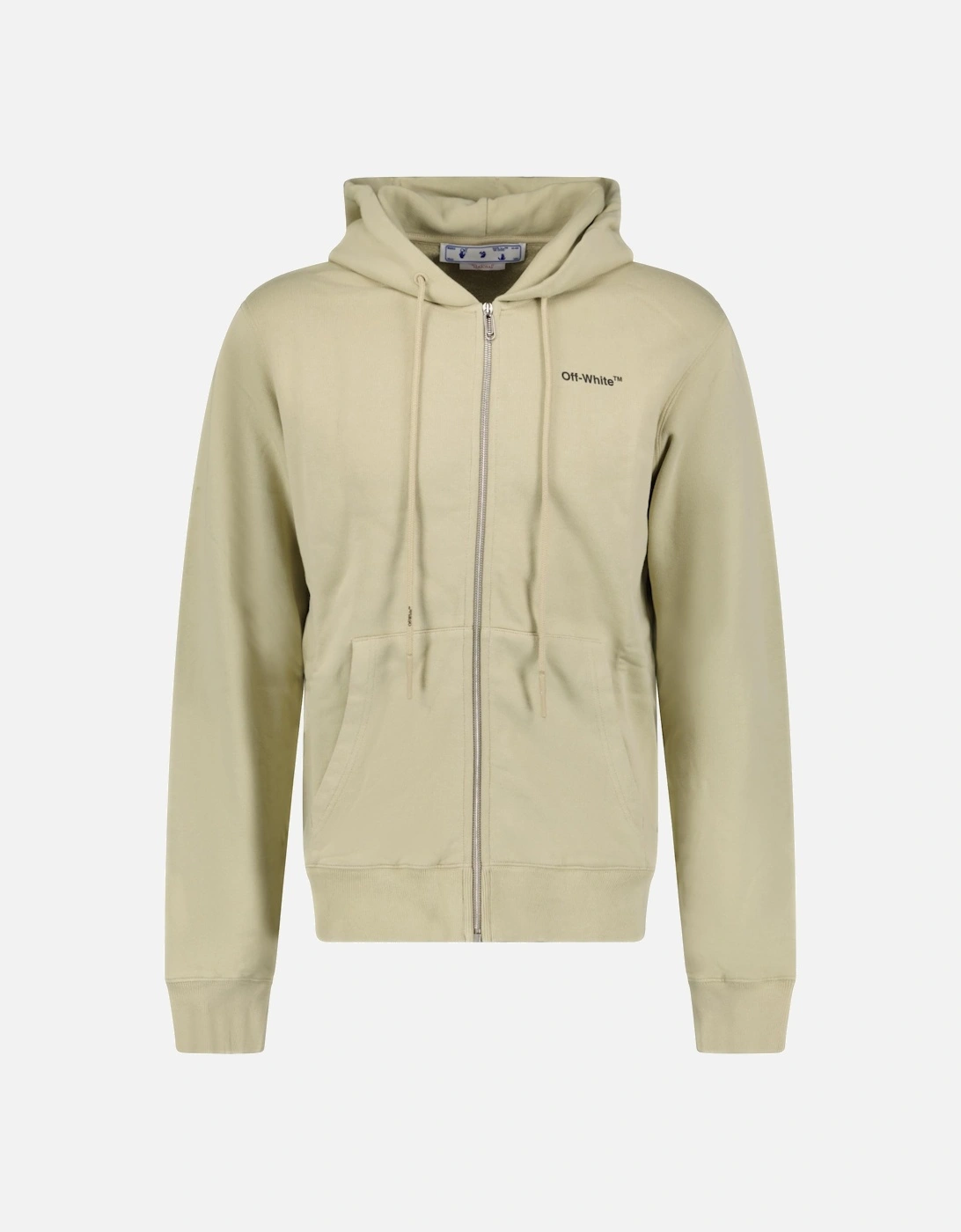 Zip-Up Hoodie Light Beige, 4 of 3