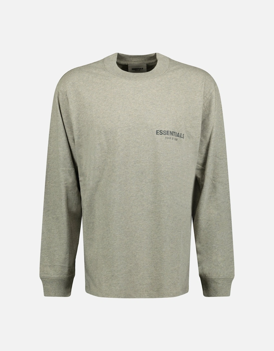 Long Sleeve T-Shirt Heather Oat (Grey), 4 of 3