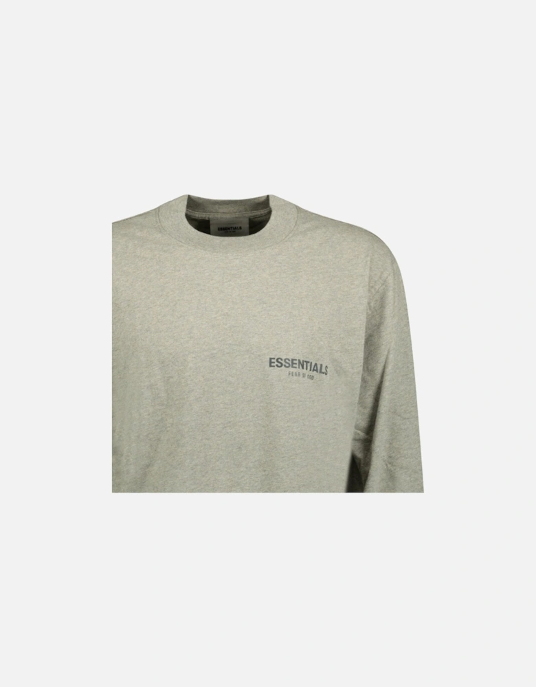 Long Sleeve T-Shirt Heather Oat (Grey)