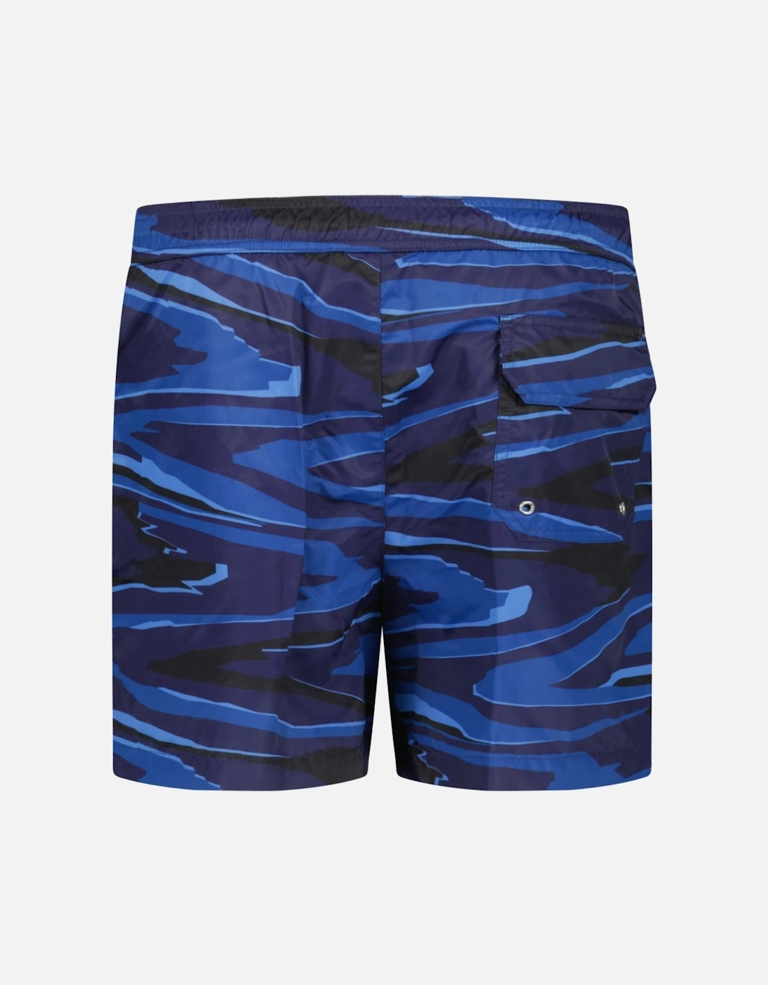 Camouflage Pattern Swim Shorts Navy