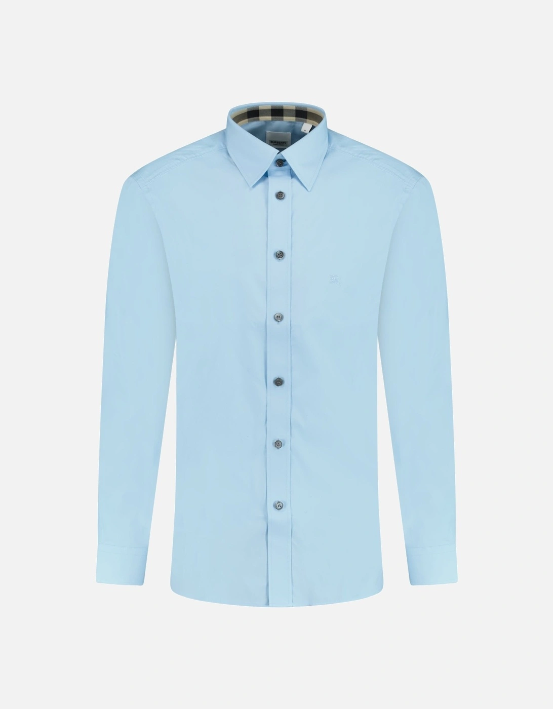 Classic Check Neck Cambridge Shirt Light Blue, 3 of 2